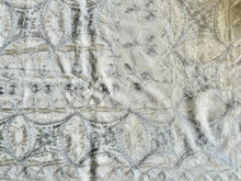 Load image into Gallery viewer, Table Cover: 135 x 59 inches Approx’. Aghabani Oriental for Rectangle Tables, Beige background with Beige &amp; Gray Silk Embroidery
