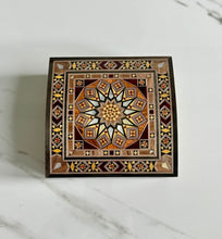 Load image into Gallery viewer, Jewelry Mosaic Wooden Handmade Box inlaid with Mother of Pearl
