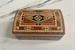 5.0 x 3.0 inches Rectangle Handmade Mosaic Box