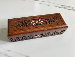 Rectangular Mosaic Box inlaid with Mother of Pearl