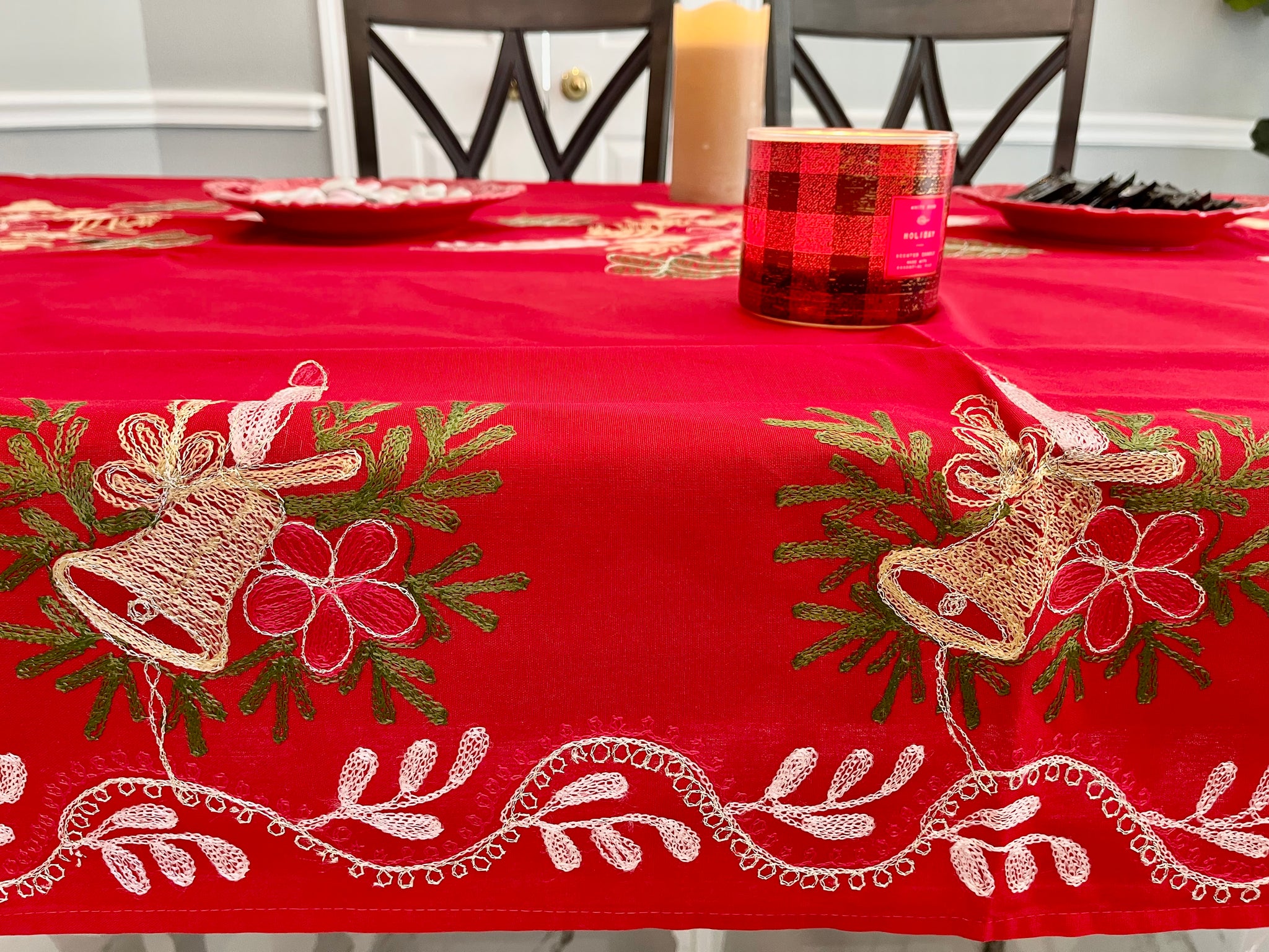 Rectangle Table Cloth Red