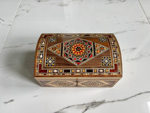 Load image into Gallery viewer, Jewelry Mosaic Wooden Handmade Box
