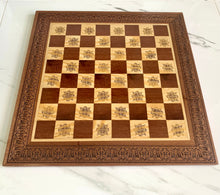 Load image into Gallery viewer, Chess Wooden Mosaic Board
