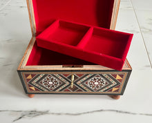 Load image into Gallery viewer, Jewelry Mosaic Wooden Handmade Box
