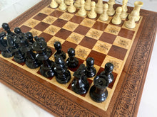 Load image into Gallery viewer, Chess Wooden Mosaic Board
