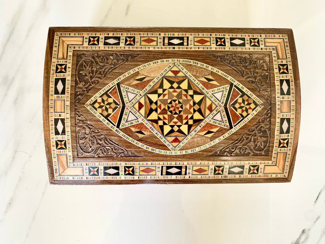 Jewelry Mosaic Wooden Handmade Box